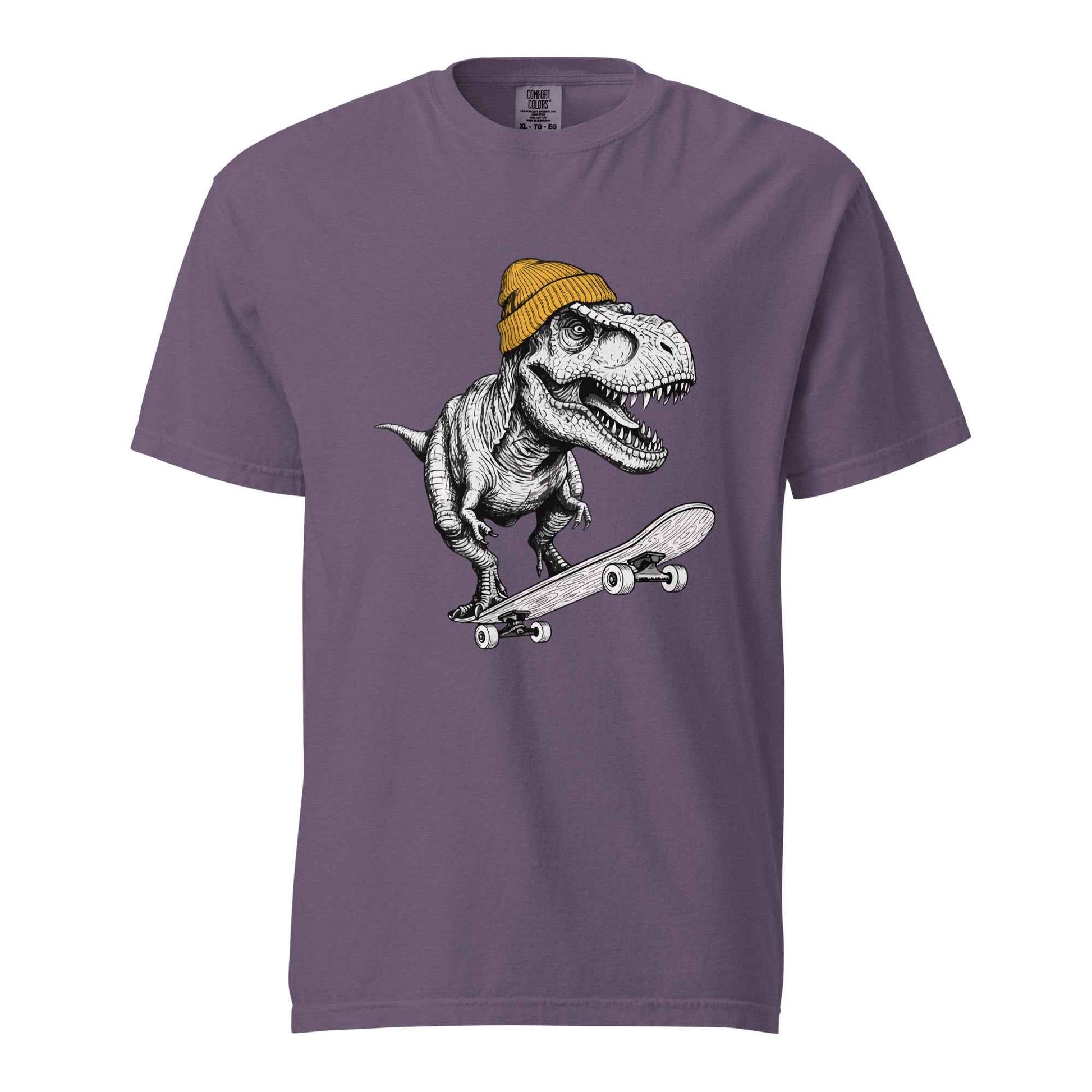 Skateboarding T Rex Sk8 Shirt - Prehistoric Skater Graphic Tee