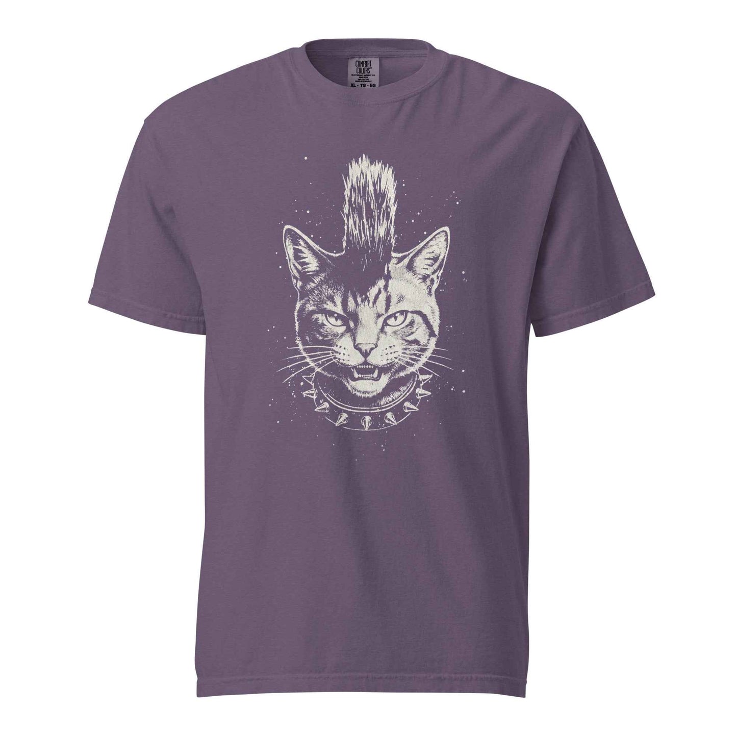 Punk Cat T-Shirt, Funny Mohawk Cat