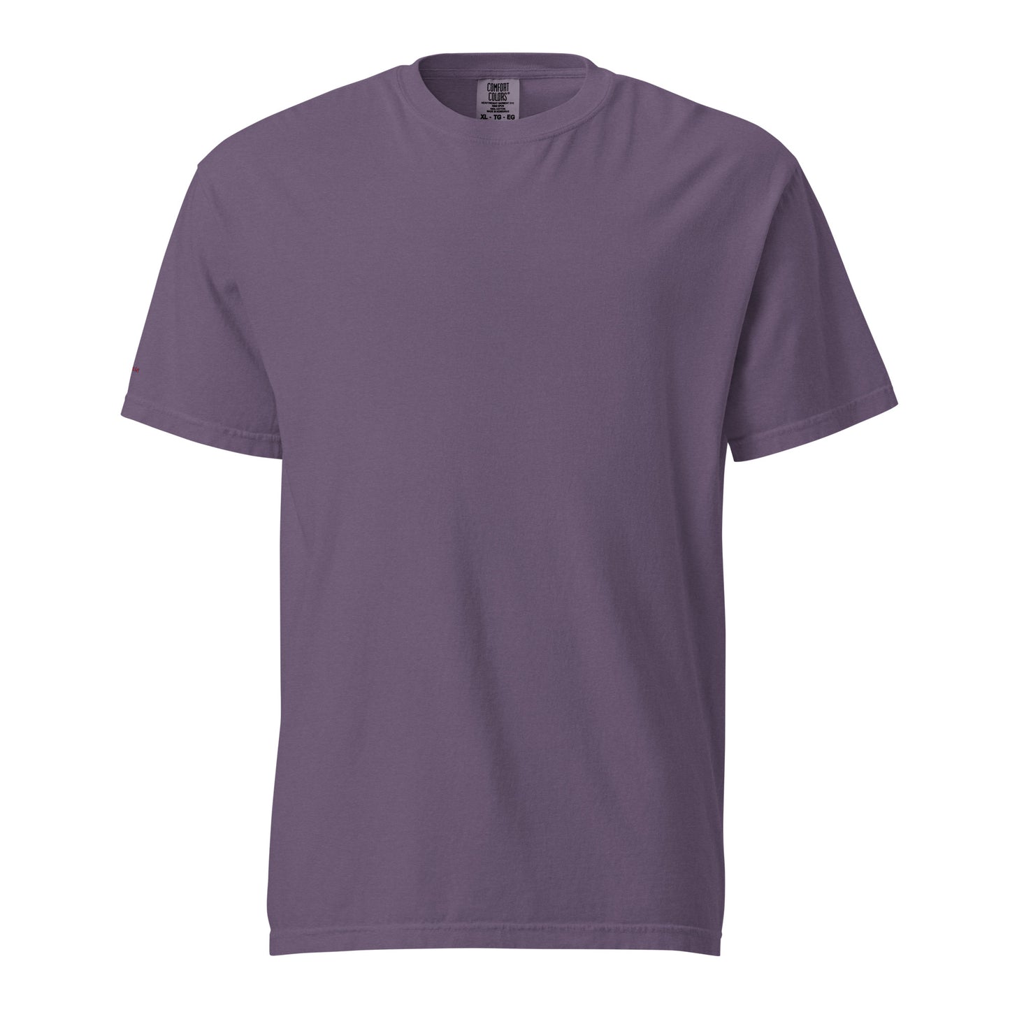 Grape t-shirt against a white background