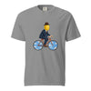 The Surreal Commute, Rene Magritte-Inspired Cycling T-shirt