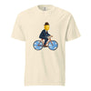 The Surreal Commute, Rene Magritte-Inspired Cycling T-shirt