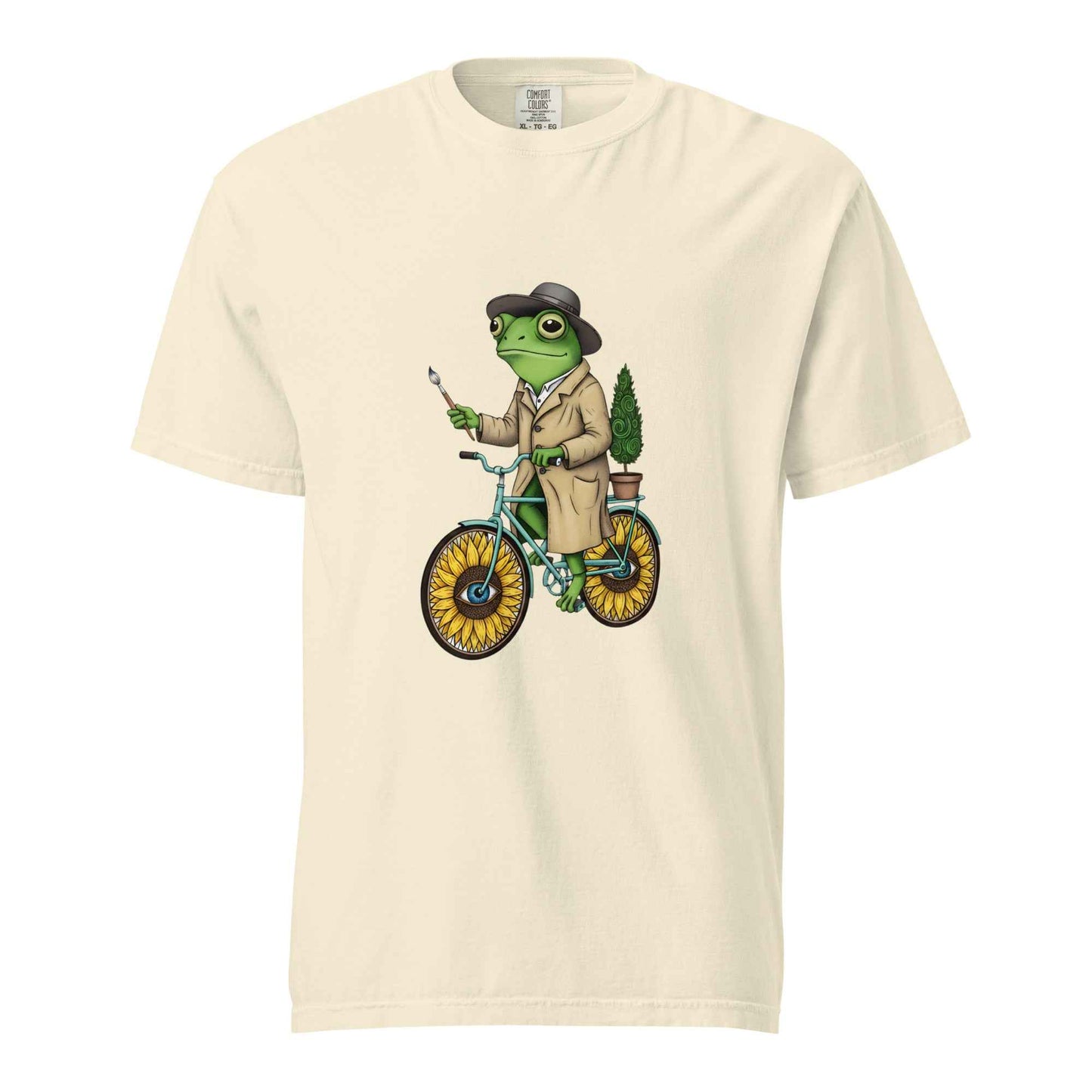 Van Gogh Frog Cyclist Shirt