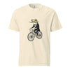 Salvador Dali Inspired Frog Shirt, Frog on Bicycle Tee
