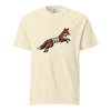Ivory Spring-Loaded Slinky Fox graphic tee - retro fox toy spring vintage tee