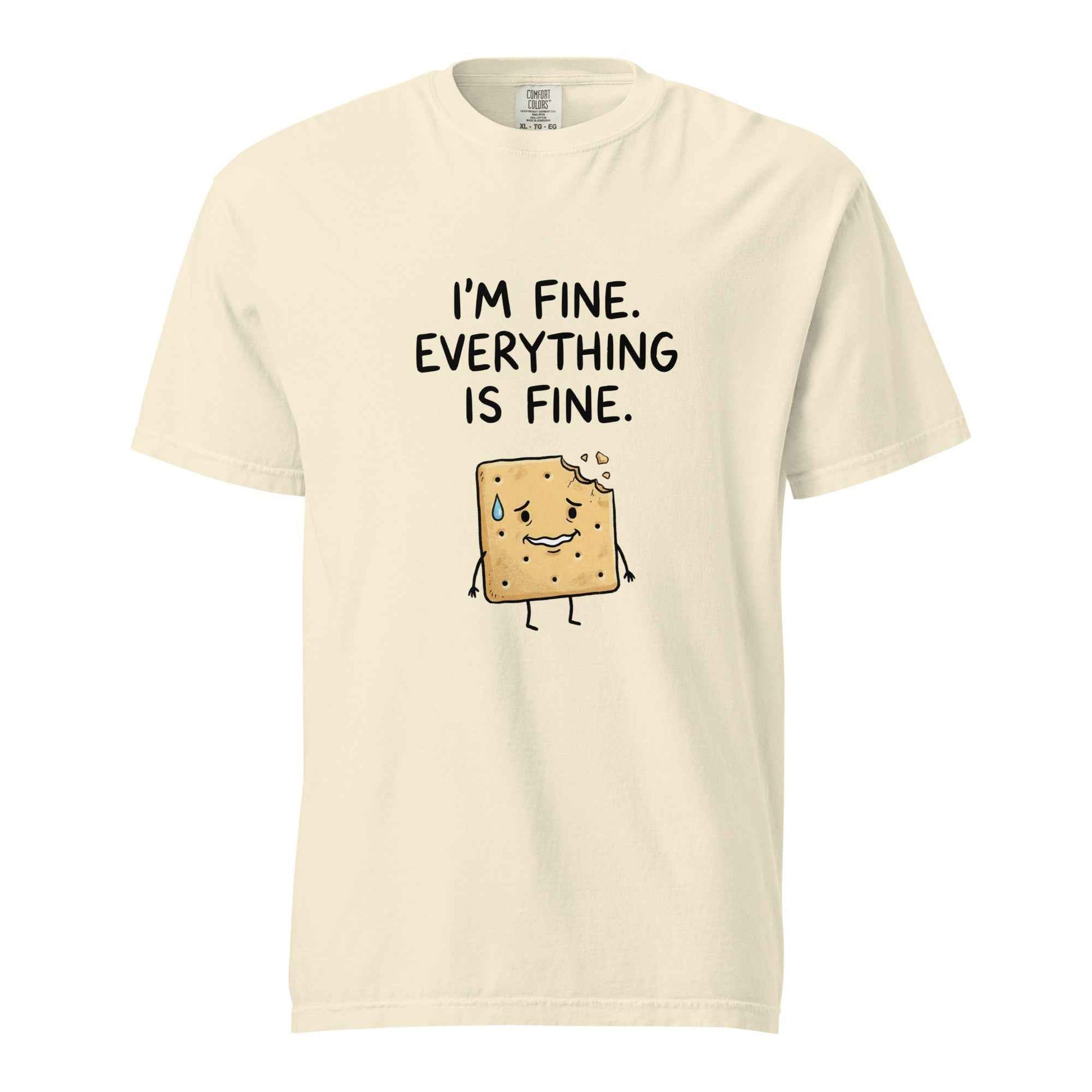 Funny Anxiety T-Shirt. I'm Fine. Everything Is Fine.