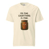 I'm Fine. Everything Is Fine. Funny Pickled Carrot T-Shirt