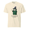 Frogwarts Wizard Frog T-Shirt. Fantasy Humor Tee
