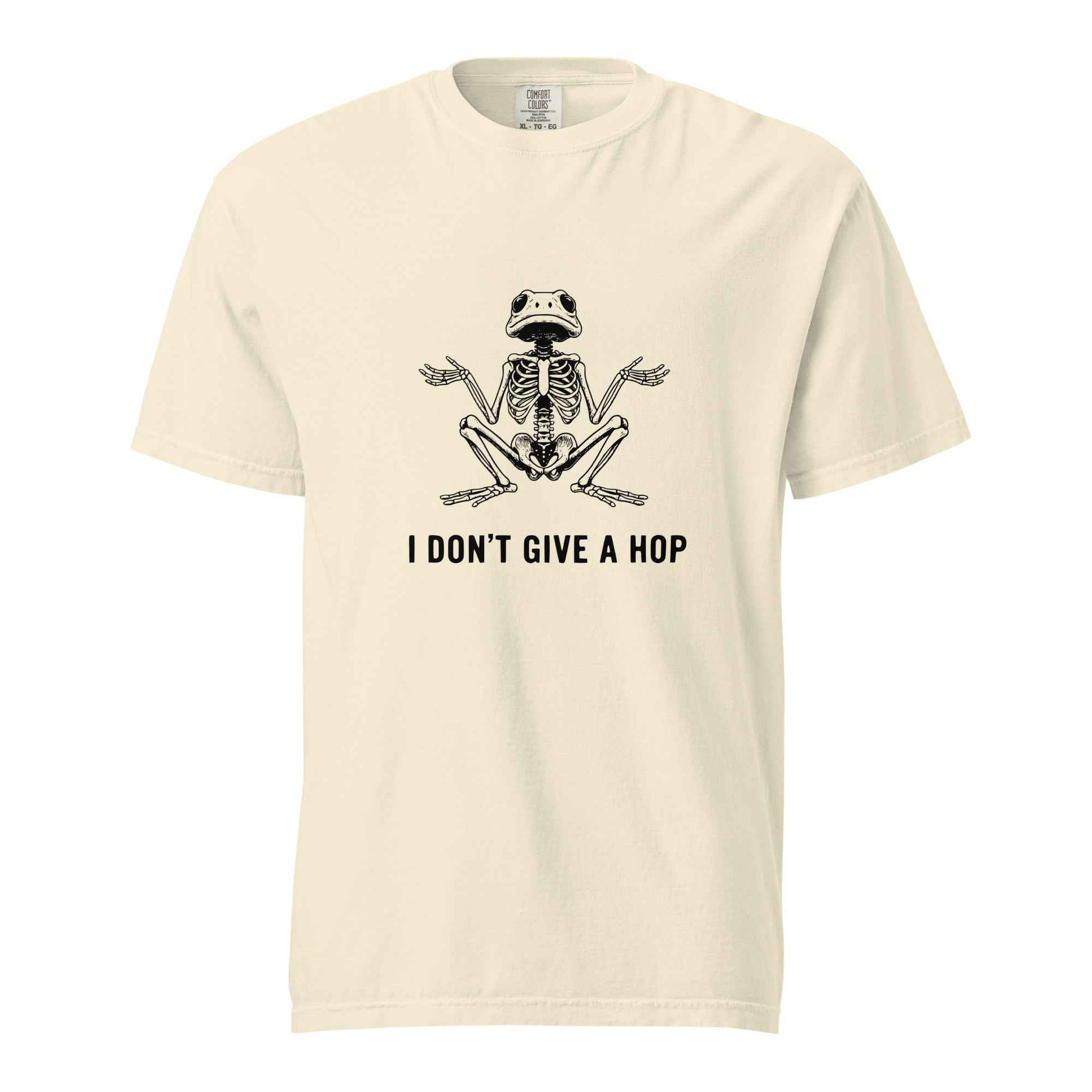 I Don’t Give a Hop Shirt, Funny Skeleton Frog Custom T Shirt