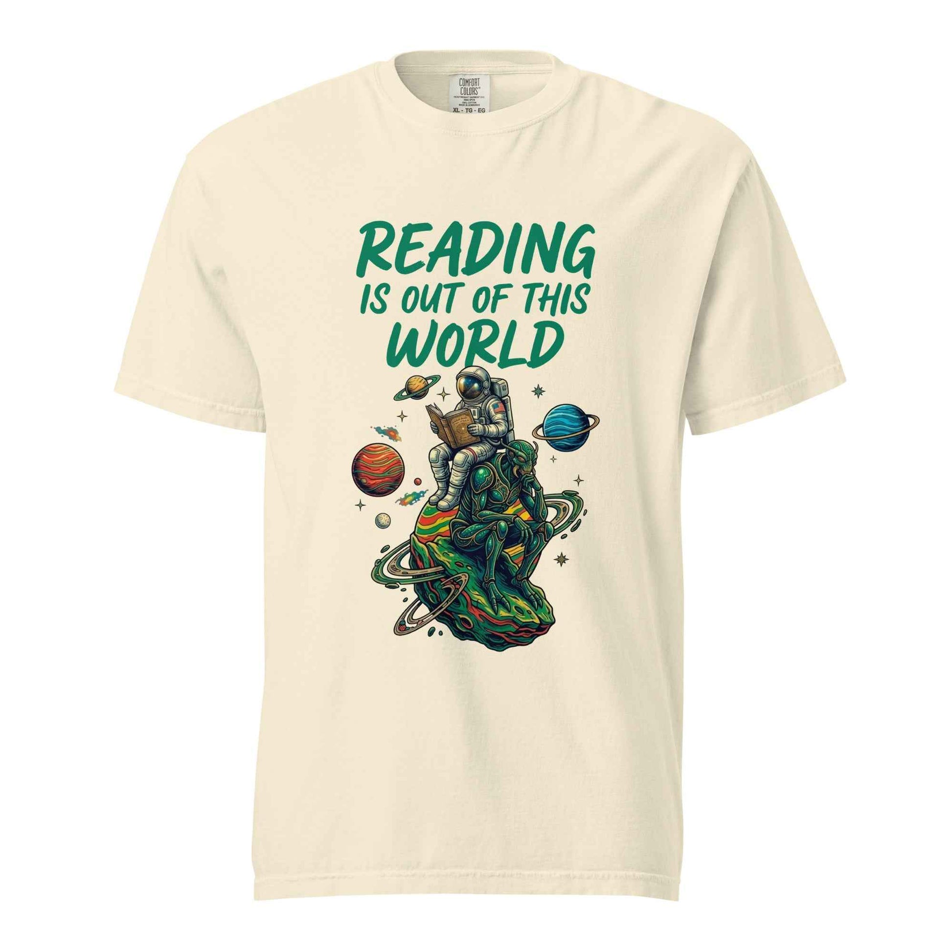 Reading Is Out of This World - Astronaut & Alien Reader T-Shirt