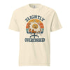 Funny Fried Egg Burnout T-Shirt, Slightly Overcooked Tee