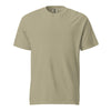Khaki t-shirt on a white background
