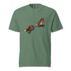 Light green Spring-Loaded Slinky Fox graphic tee - fox slinky spring graphic tee
