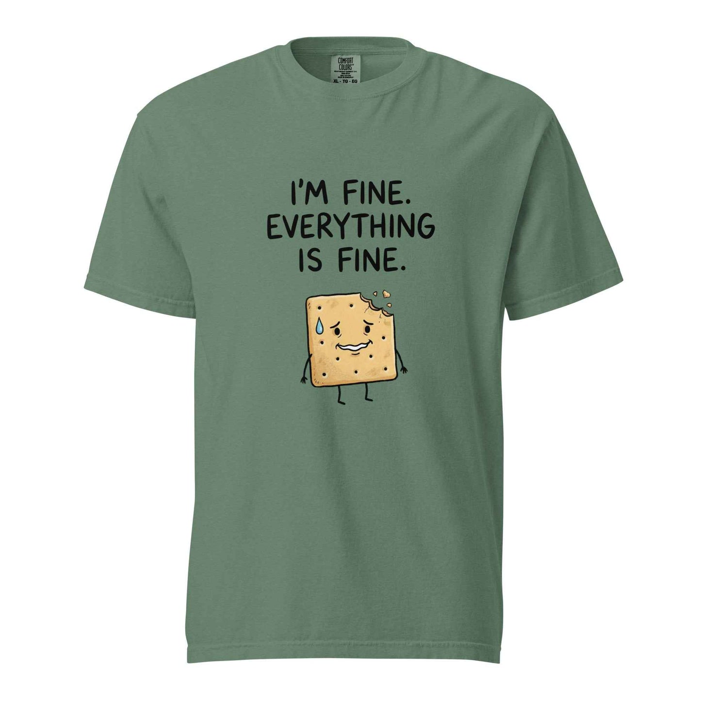 Funny Anxiety T-Shirt. I'm Fine. Everything Is Fine.
