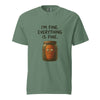 I'm Fine. Everything Is Fine. Funny Pickled Carrot T-Shirt