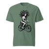 Medusa Gorgon on a Bicycle T-Shirt, Greek Mythology Tee