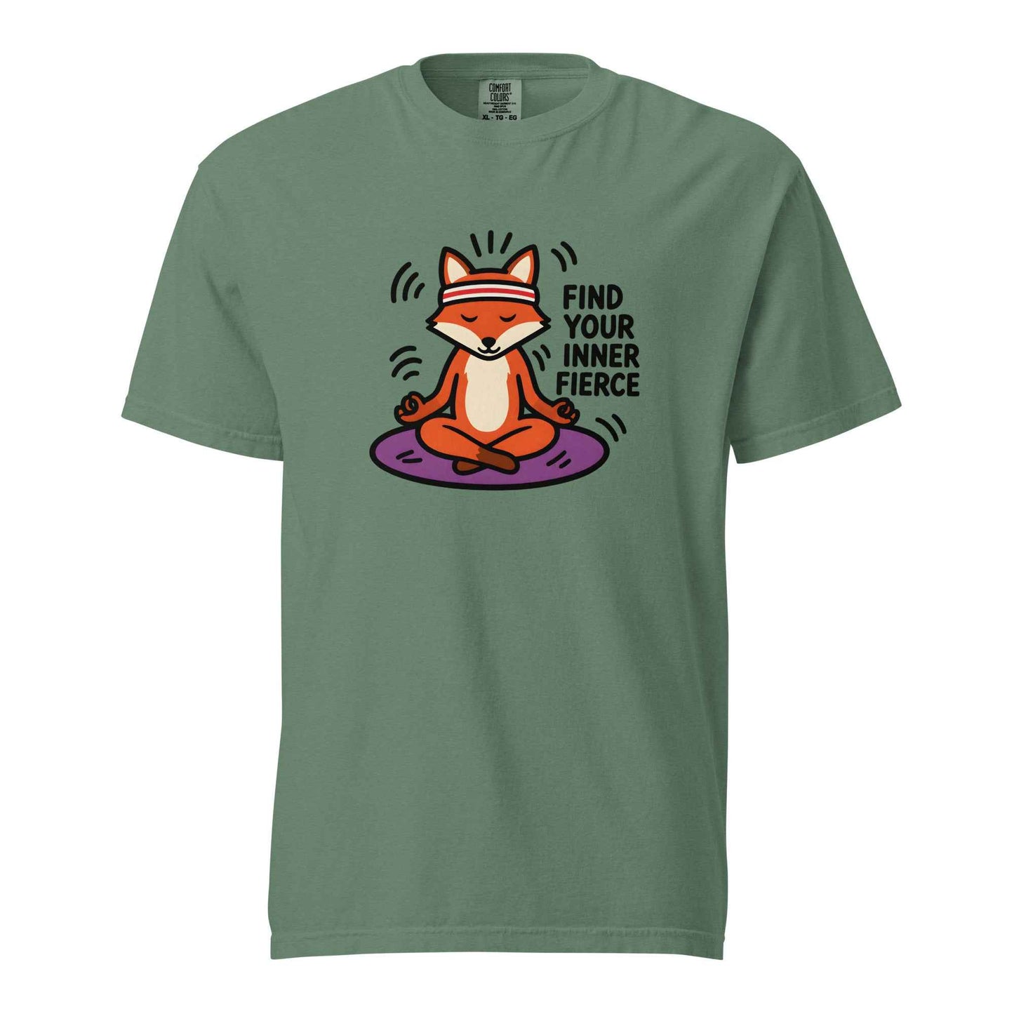 Find Your Inner Fierce – Epic Meditating Fox T-Shirt