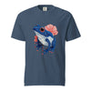 Blue Tree Frog & Botanical Graphic Tee