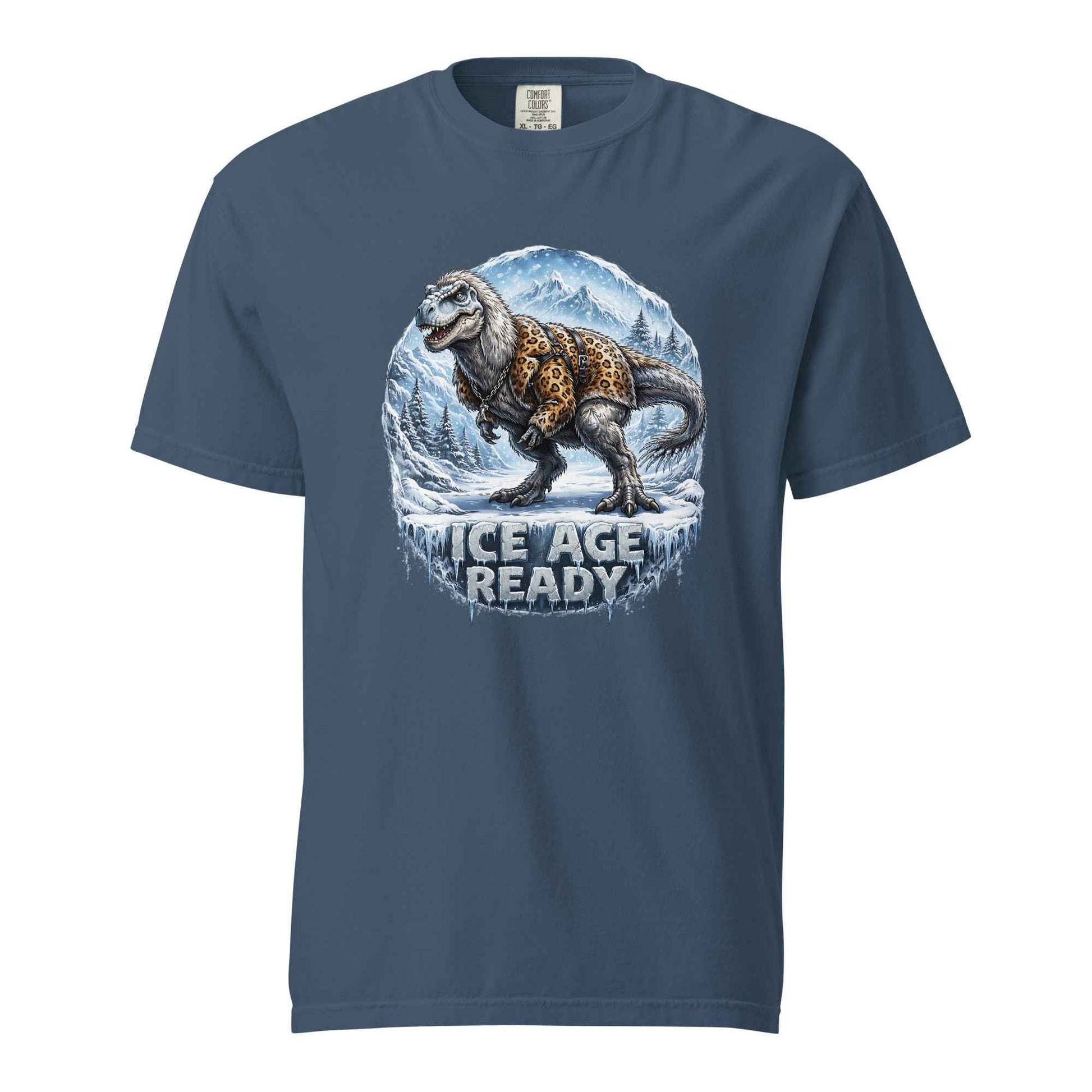 Ice Age Ready Yutyrannus T-Shirt. Feathered Dinosaur Graphic Tee