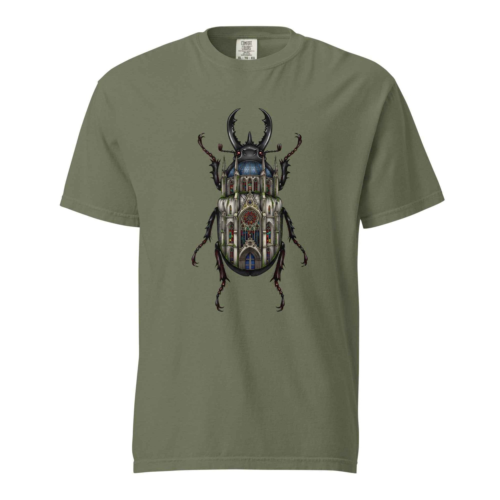 Gothic Cathedral Stag Beetle, Dark Academia Insect Style