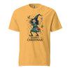 Unisex garment-dyed heavyweight Comfort Colors Merry Christmas shirt, Funny Witch Xmas Tee, Witchy Christmas vibes