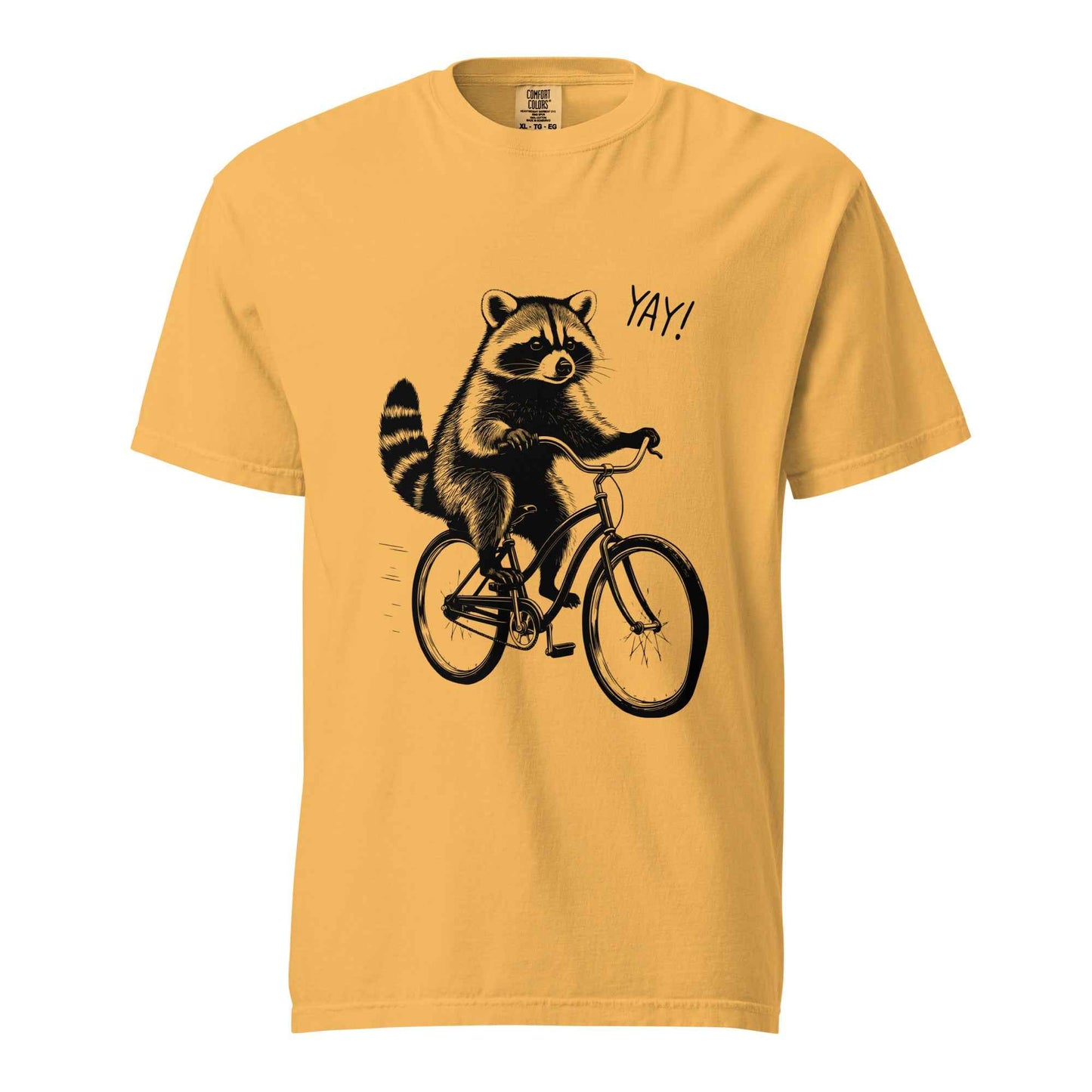 Funny Raccoon Bike Shirt, Cycling Raccoon Gift