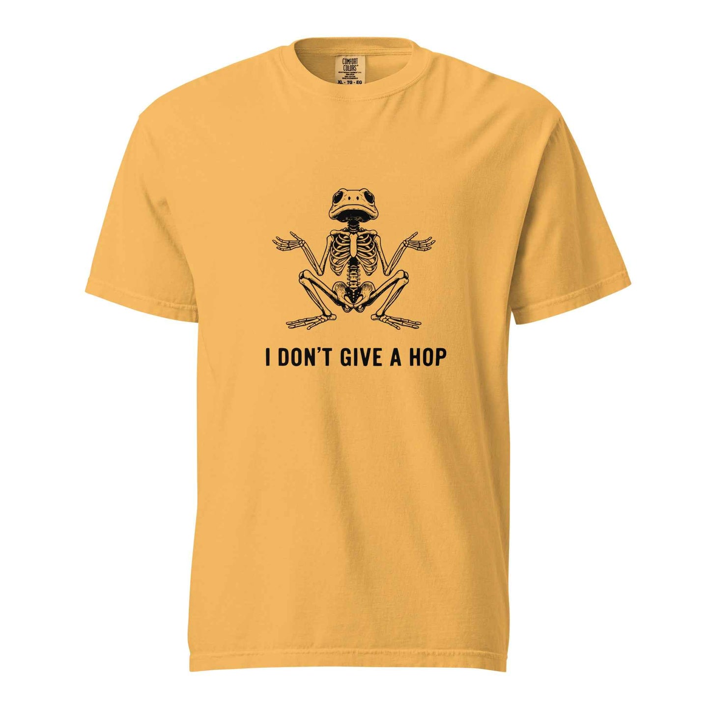 I Don’t Give a Hop Shirt, Funny Skeleton Frog Custom T Shirt