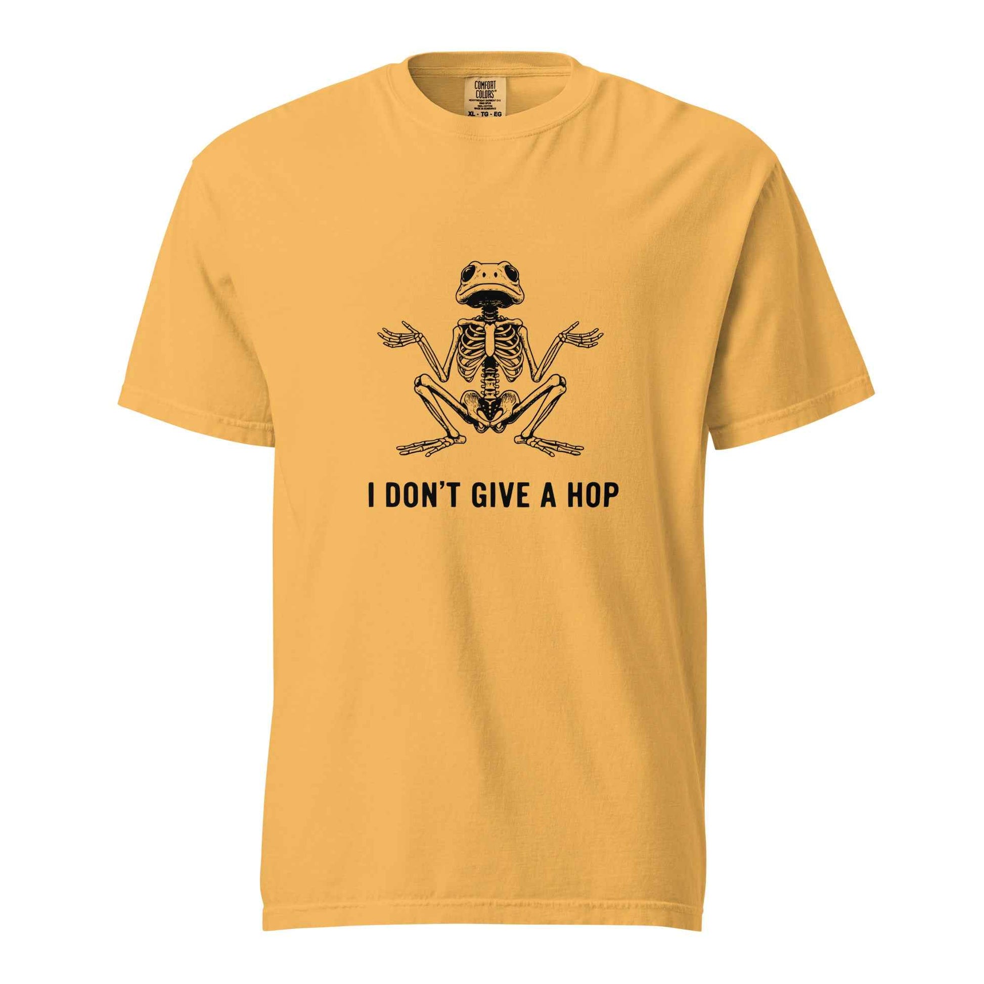 I Don’t Give a Hop Shirt, Funny Skeleton Frog Custom T Shirt