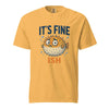 Funny Pufferfish T-Shirt | It’s Fine-ish Burnout Tee
