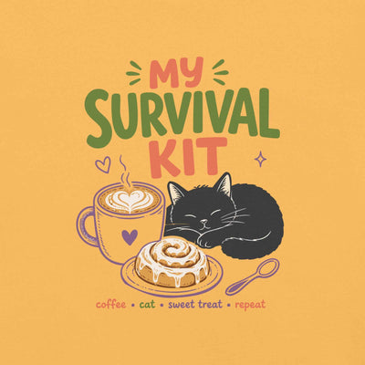My Survival Kit Coffee Cat Sweet Treat T-Shirt