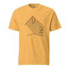 Minimalist Cat T-Shirt, Funny Stairs Line Art Tee