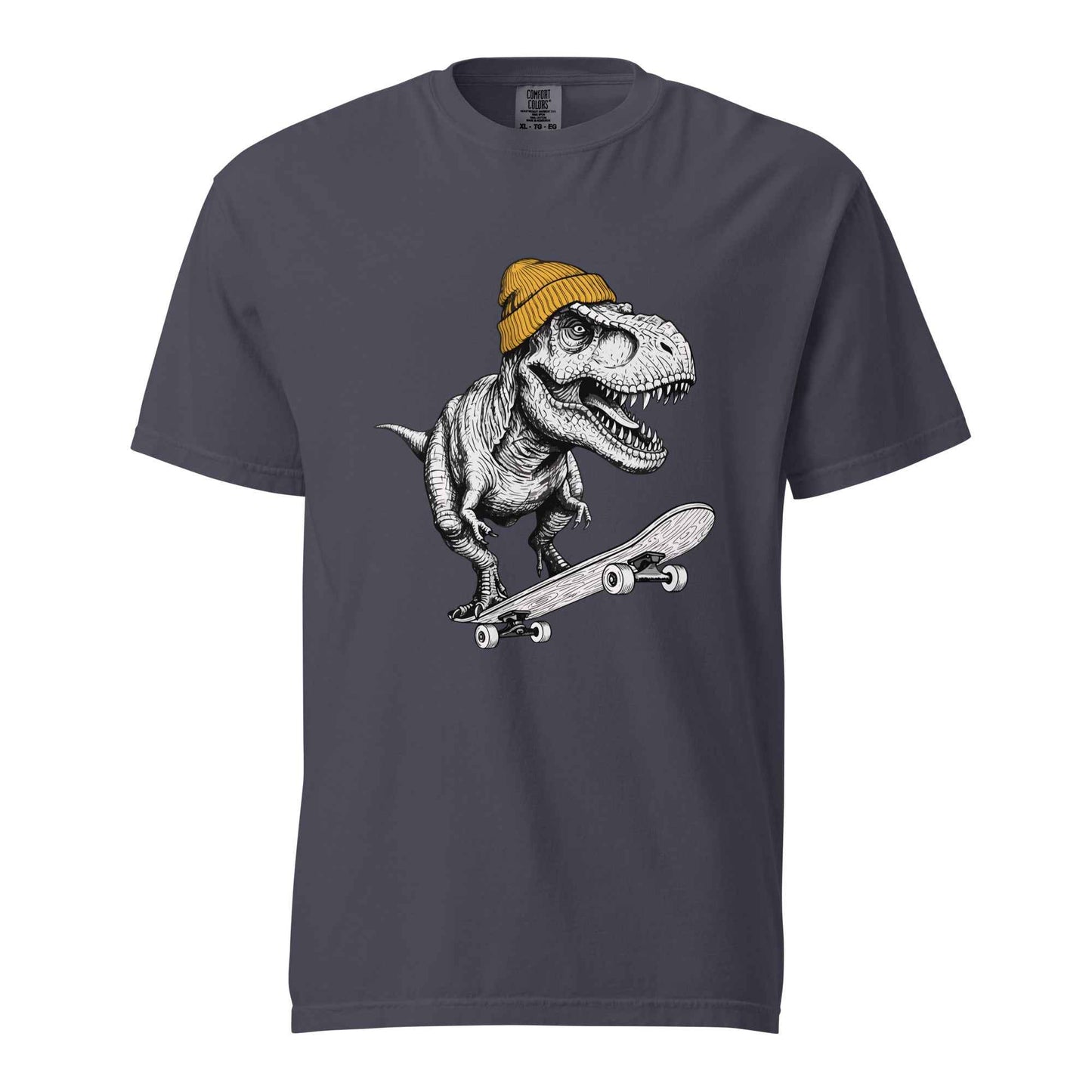 Skateboarding T Rex Sk8 Shirt - Prehistoric Skater Graphic Tee