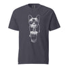 French Bulldog Bubble Tea T-Shirt - Cool Frenchie Graphic Tee Navy
