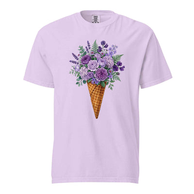 Floral Ice Cream Cone T-Shirt