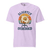 Funny Fried Egg Burnout T-Shirt, Slightly Overcooked Tee