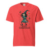 Unisex garment-dyed heavyweight Comfort Colors Merry Christmas shirt, Funny Witch Xmas Tee, Witchy Christmas vibes