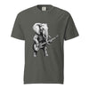 "The Heavy Rhythm" Elephant Bassist Graphic T-shirt