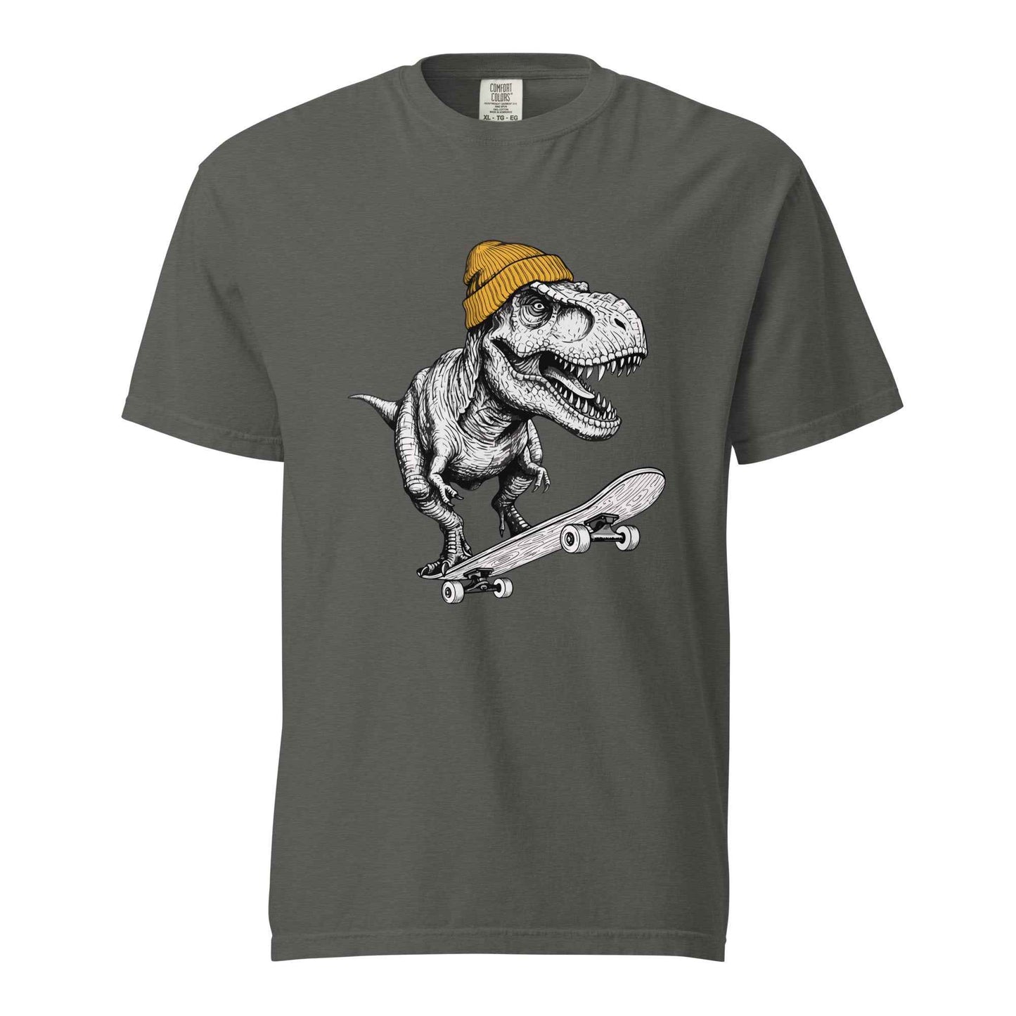 Skateboarding T Rex Sk8 Shirt - Prehistoric Skater Graphic Tee