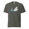Dragonfly in a Beanie T-Shirt - Cute Insect Graphic Tee Pepper