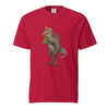 Red newly discovered Spinosaurus mirabilis dinosaur t-shirt - newly discovered dinosaur shirt