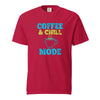 Coffee & Chill Mode T-Shirt, Funny Coffee Lover Shirt