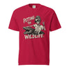 Petting the Wildlife Funny Skeleton Graphic T-shirt