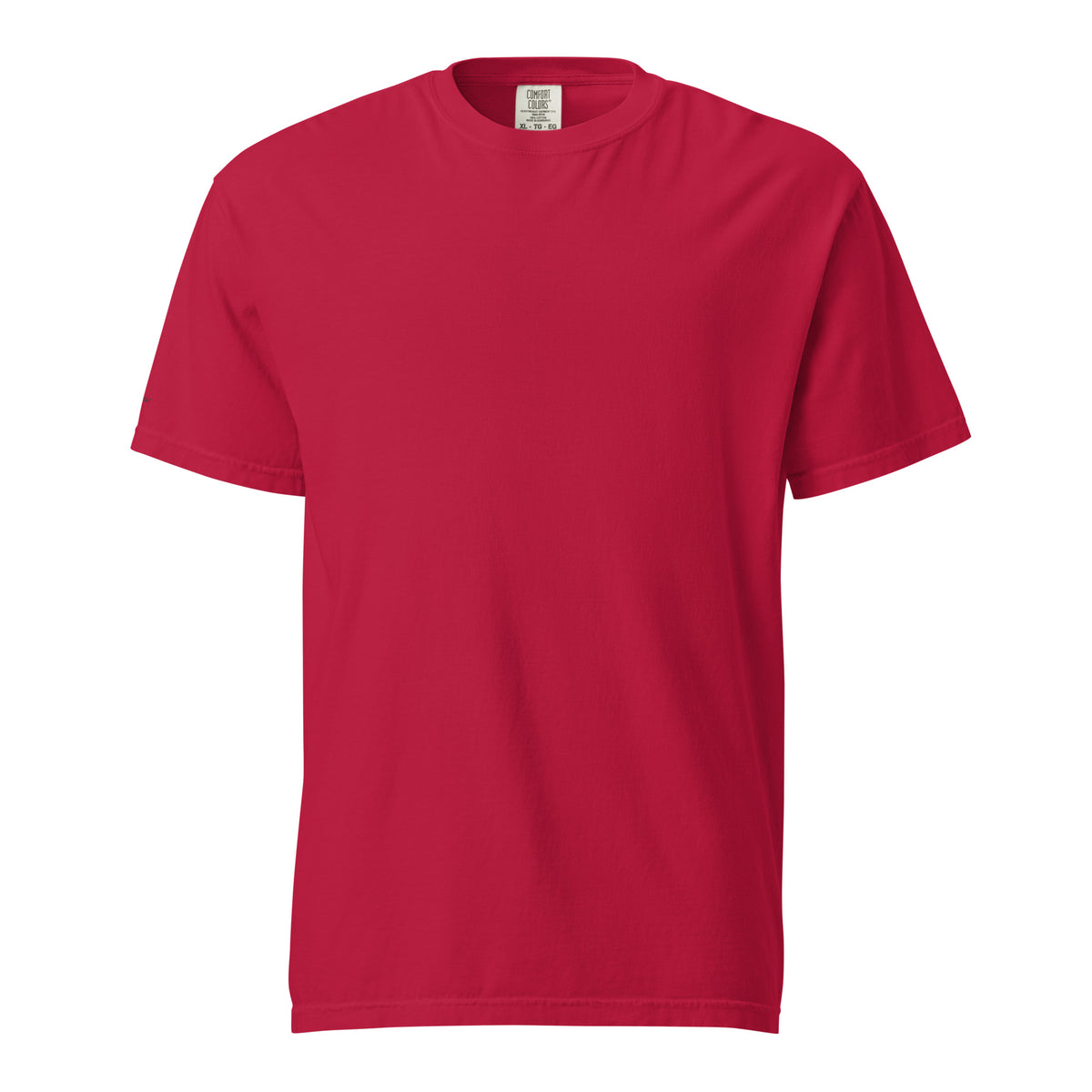 Red t-shirt on a white background