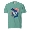 Blue Tree Frog & Botanical Graphic Tee