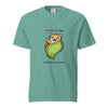 Seafoam green It's Fine Everything Is Fine cat graphic t-shirt - funny cat lover gift shirt