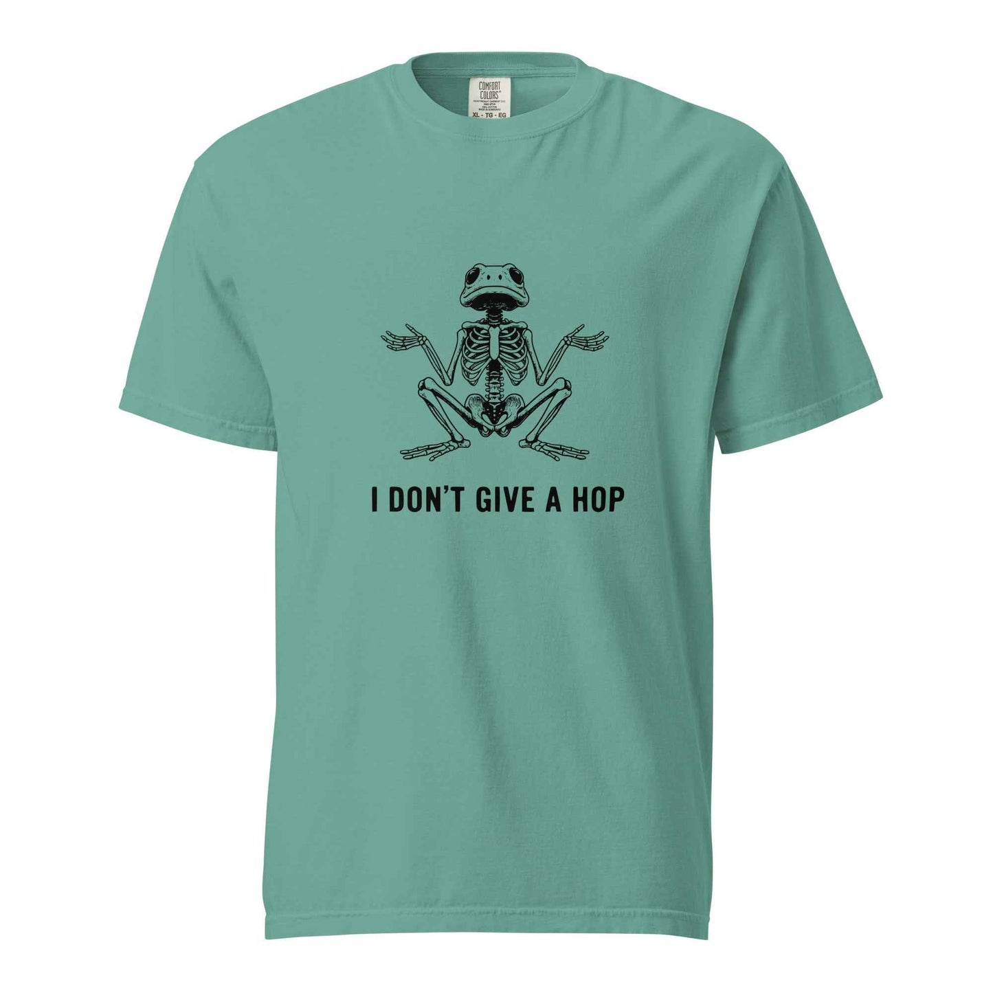 I Don’t Give a Hop Shirt, Funny Skeleton Frog Custom T Shirt