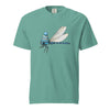Dragonfly in a Beanie T-Shirt - Cute Insect Graphic Tee Seafoam
