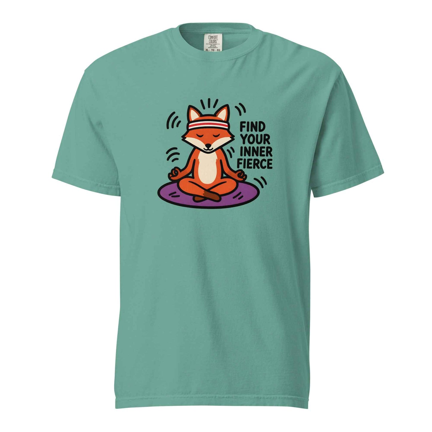 Find Your Inner Fierce – Epic Meditating Fox T-Shirt