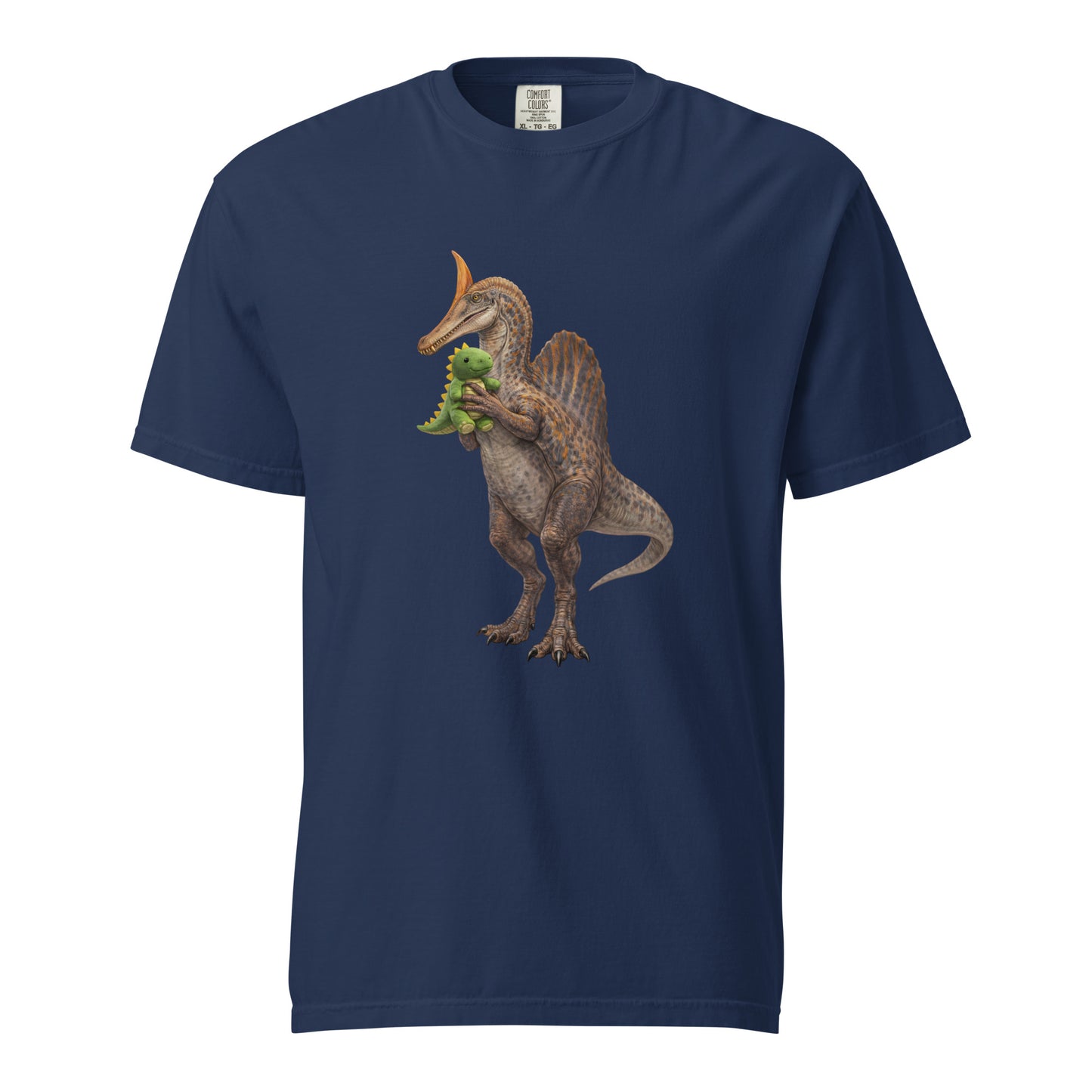 Navy newly discovered Spinosaurus mirabilis dinosaur tee - spinosaurus mirabilis shirt