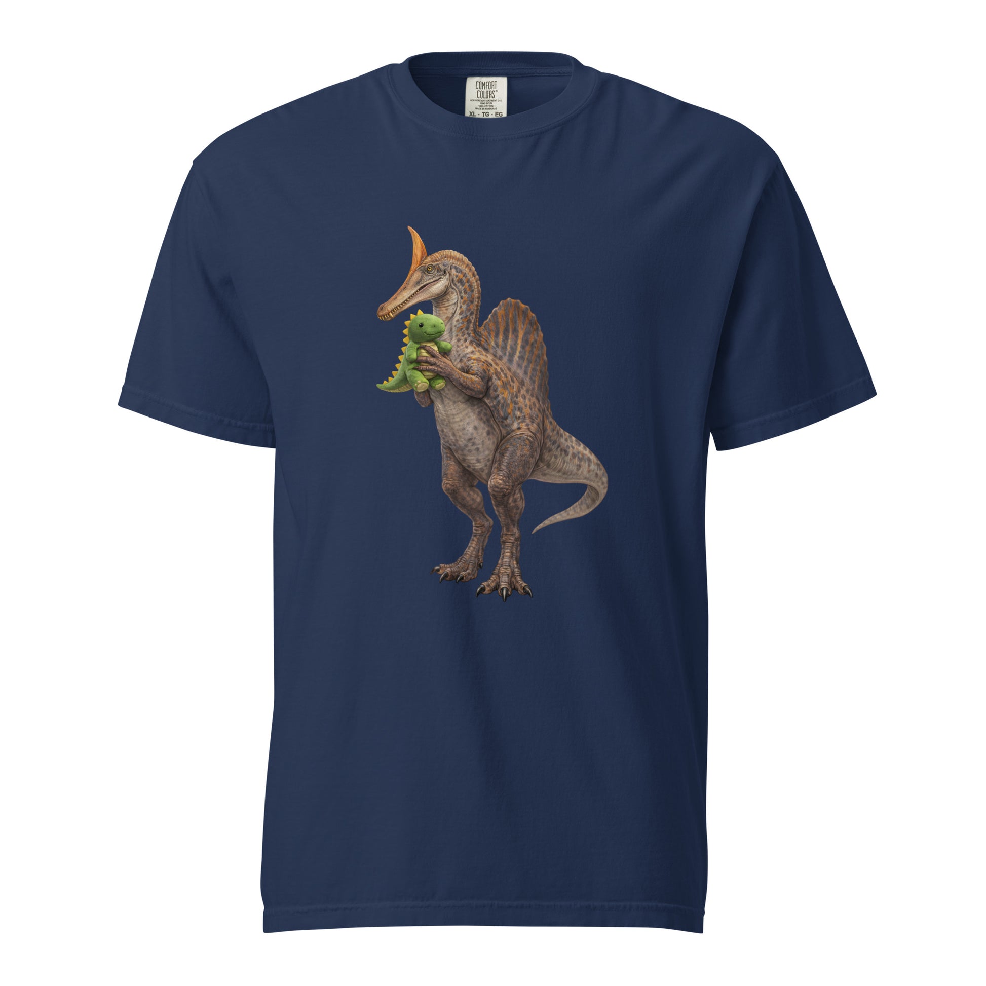 Navy newly discovered Spinosaurus mirabilis dinosaur tee - spinosaurus mirabilis shirt