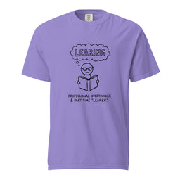Violet purple Meme Minnesota Learing Center daycare fraud graphic t-shirt - minnesota fraud meme humor tee
